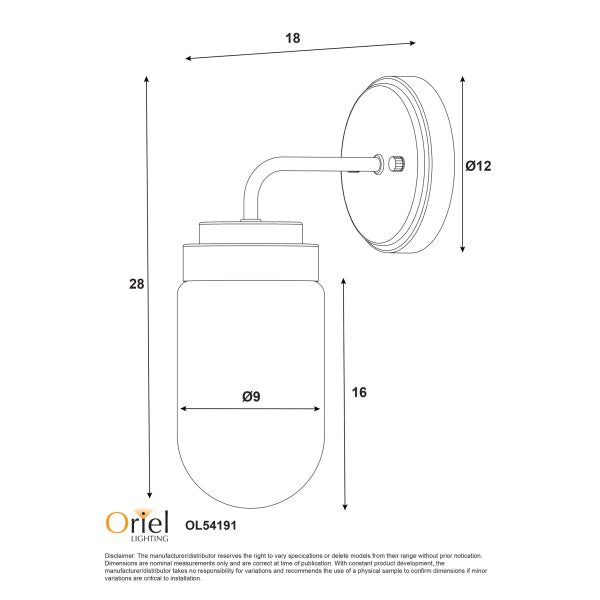 DUNBURN WHITE Wall Light – Mid-Century Vanity Sconce