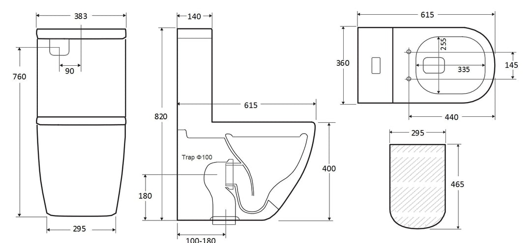 EDEN – Rimless Flush Back to Wall Suite