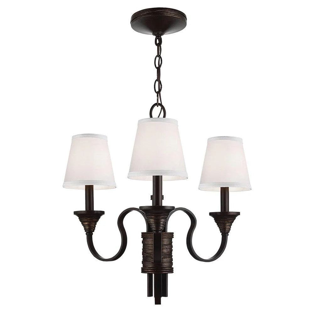 Feiss Arbor Creek Chandelier 3Lt Arbor Bronze