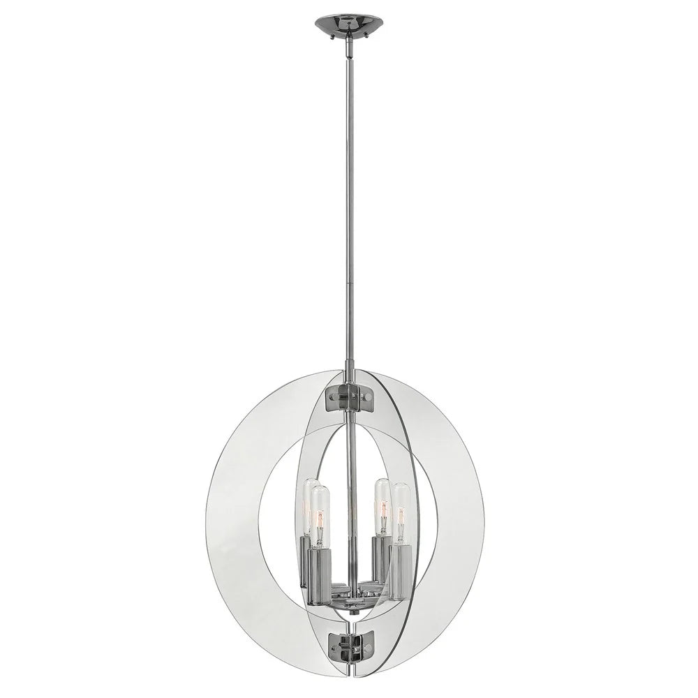 Solstice 4Lt Chandelier in Polished Chrome