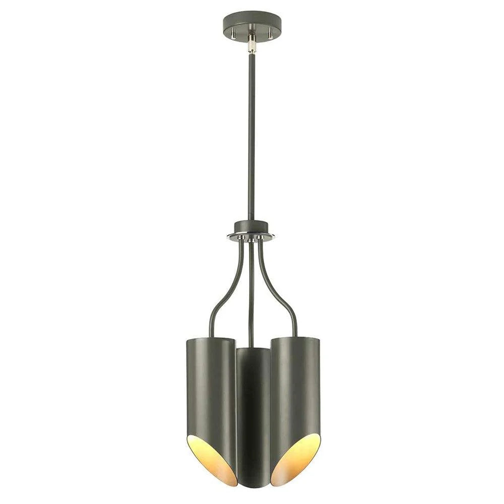 Quinto 3Lt Chandelier in Dark Grey or White