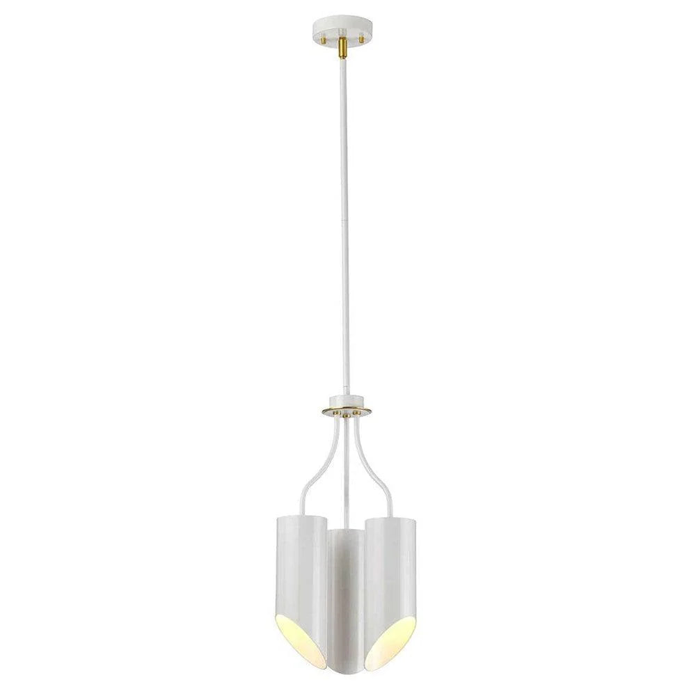 Quinto 3Lt Chandelier in Dark Grey or White