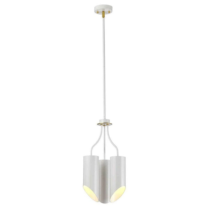 Quinto 3Lt Chandelier in Dark Grey or White