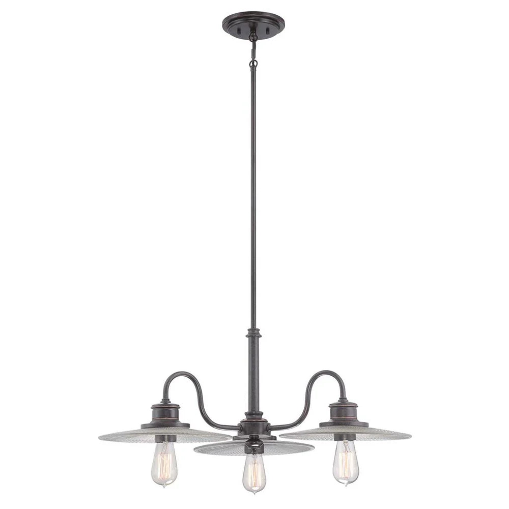 Admiral 3Lt Chandelier in Imperial Bronze