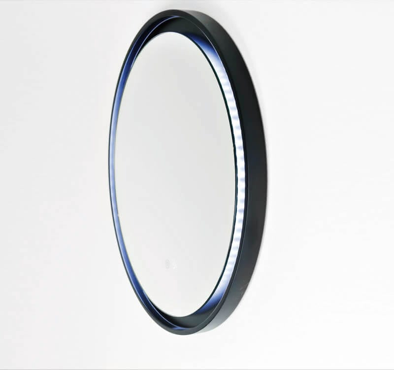 Eclipse Dimmable LED Framed Mirror 600x600mm