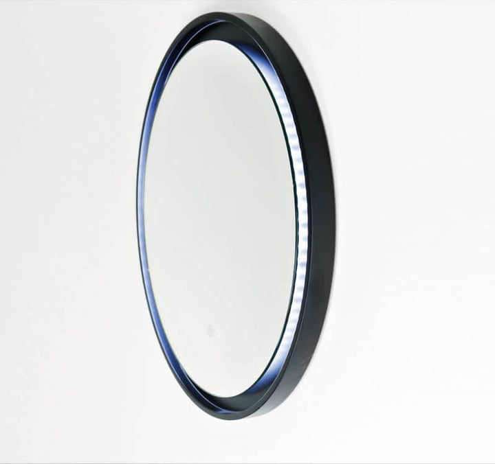 Eclipse Dimmable LED Framed Mirror 800x800mm