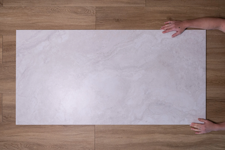 Eclipse White Honed 600x1200 Porcelain Tiles – Sleek Marble Look for Walls & Floors