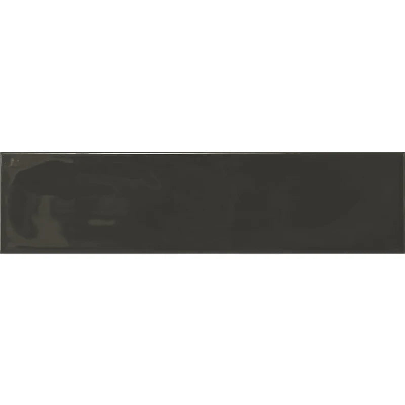 Edge Dark Grey Gloss Wave 68x280mm - Wall