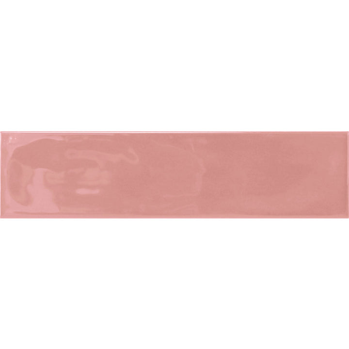 Edge Pink Gloss Wave 68x280mm - Wall