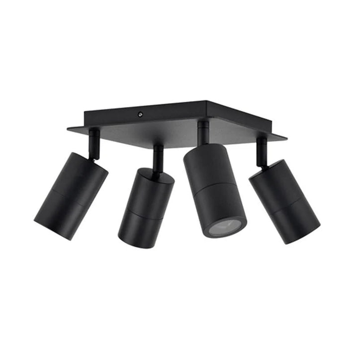 Exterior Adj. Wall Light 4Lt Bar Square GU10 in Black/Titanium/White CLA Lighting - PL-PG4SQBL, PL-PG4SQT, PL-PG4SQWH