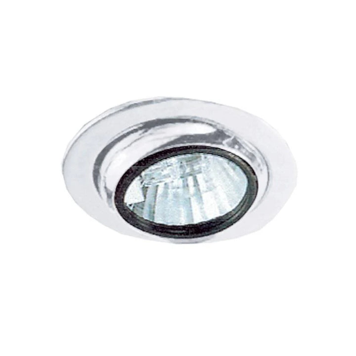 Eyeball Tiltable Cabinet Light 20w G4 in White/Satin Chrome/Brass Superlux Lighting - SVU-13