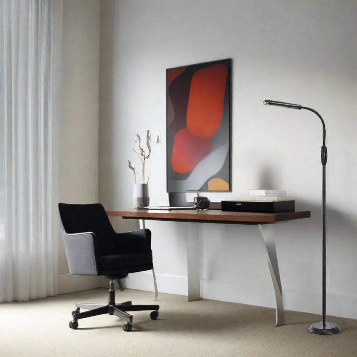 Nova LED Floor Lamp CCT 6w in Black or White