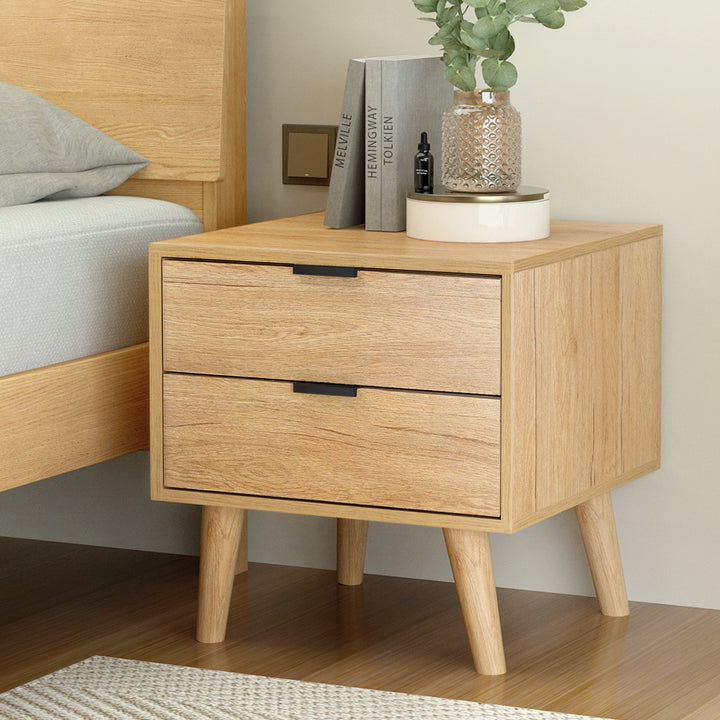 Artiss Bedside Table Drawers Nightstand Side End Table Storage Cabinet