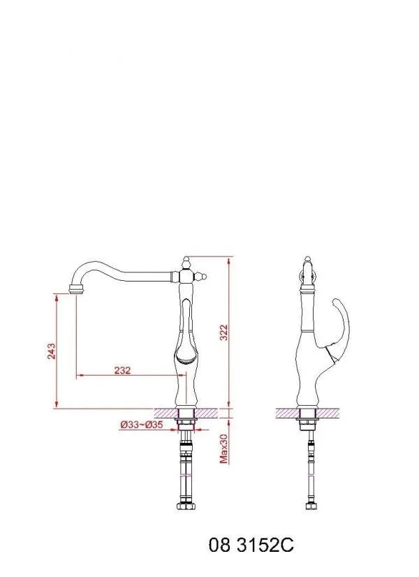 Fluid Sink Mixer – Kitchen Taps