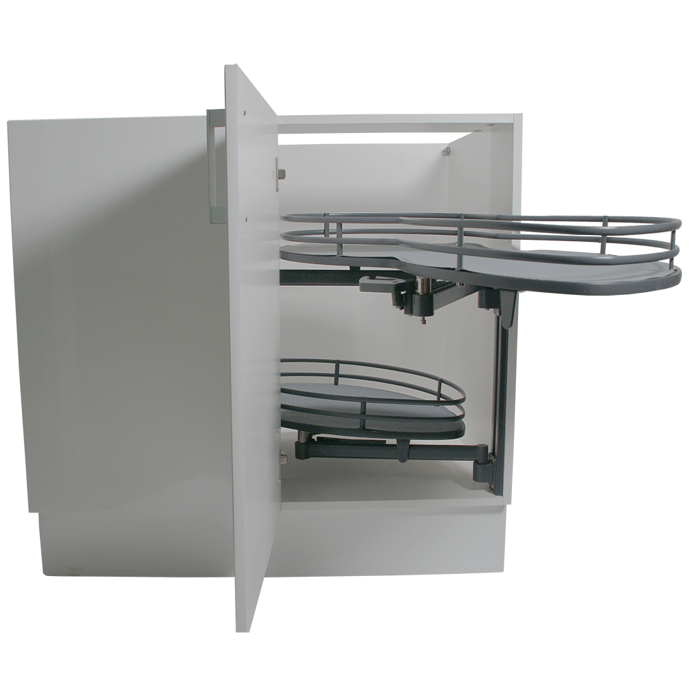 Blind Corner With Swing Shelves – Left