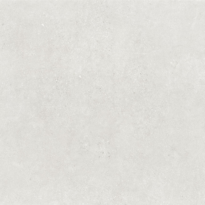 Galaxy White Matt 600x600mm Porcelain Tile | Modern Concrete Look Design