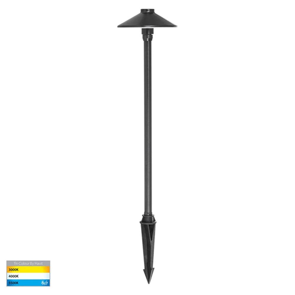 Polari LED Spike Light CCT 3w Antique Brass, Black, Copper, SS316 Havit Lighting -