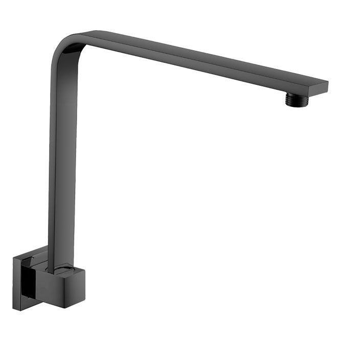 Cube Hi-Rise Shower Arm Black