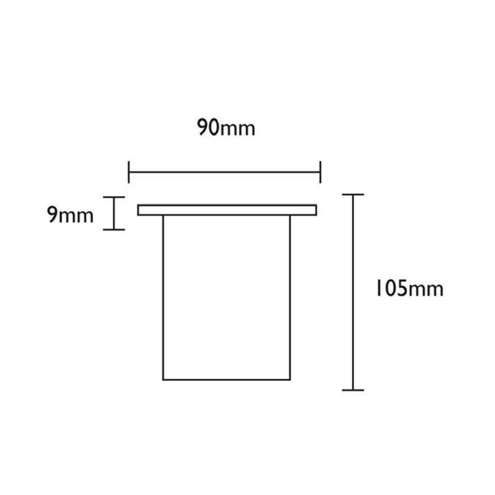 inground/Steplight Small Round Grilled Faceplates 12v MR16 SS316