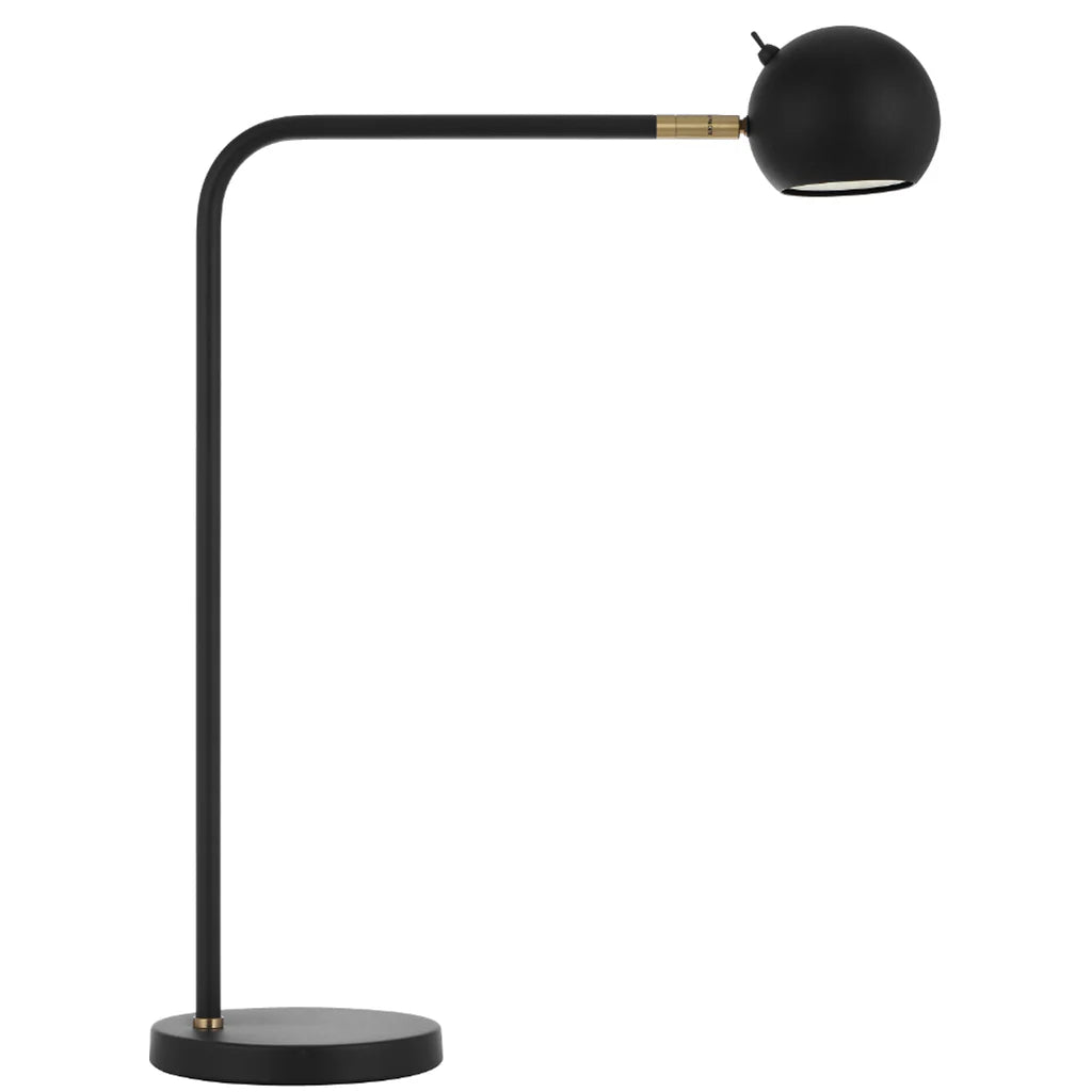 Jeremy Adjustable Table Lamp Black, Grey JEREMY TL Telbix Lighting