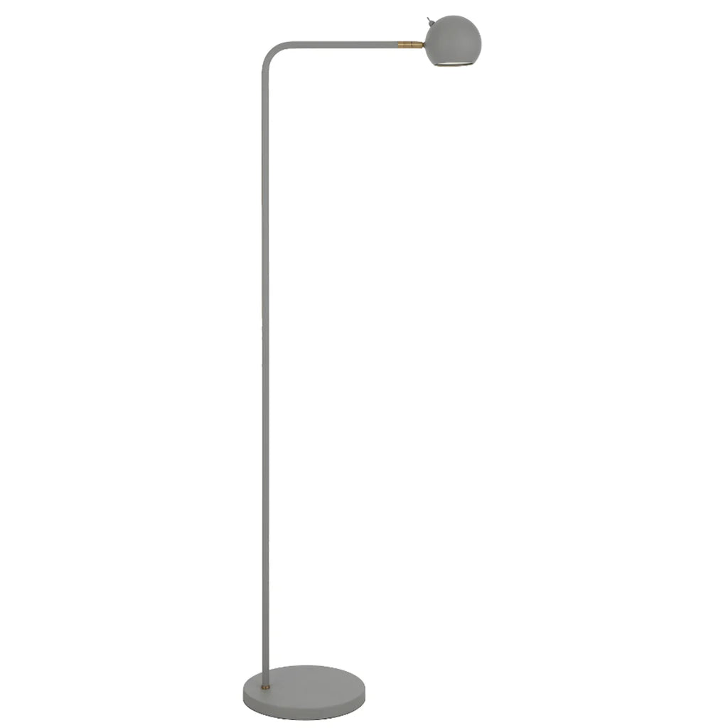 Jeremy Floor Lamp in Black, Grey