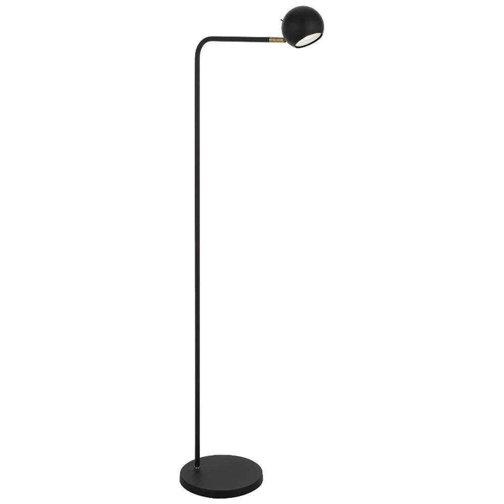 Jeremy Floor Lamp in Black, Grey