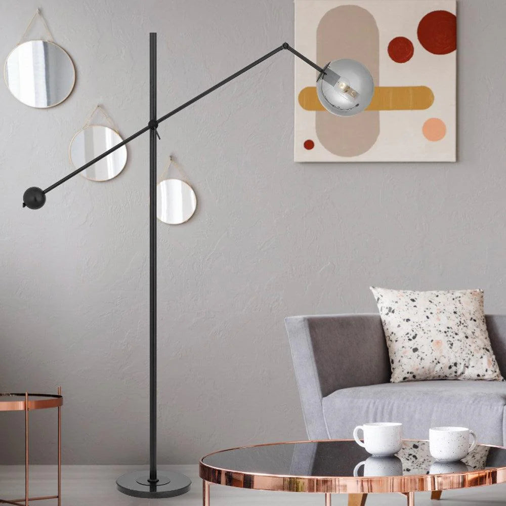 Kemi Floor Lamp in Black or Gold