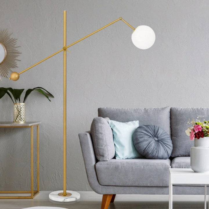 Kemi Floor Lamp in Black or Gold