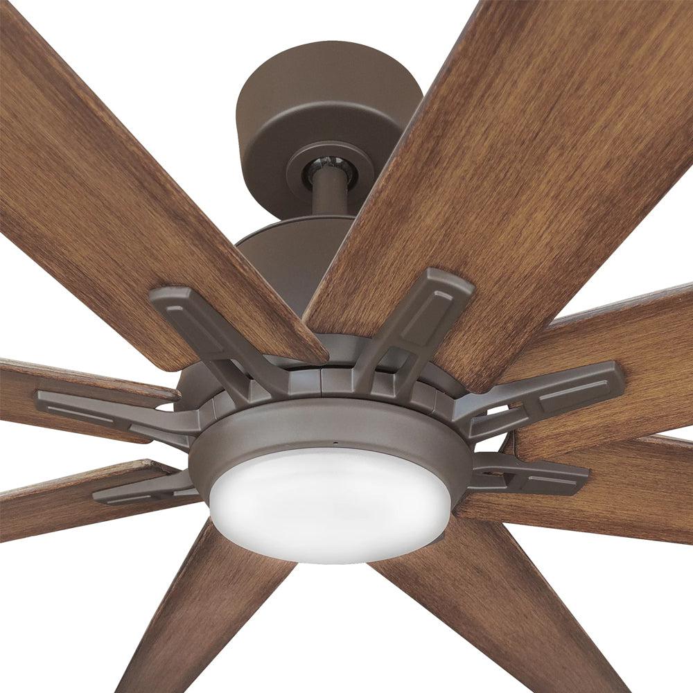 Kensington 72″ SMART DC Ceiling Fan in Bronze w/ LED Light & Remote