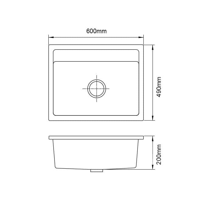 KG600-490B – Kitchen Sink