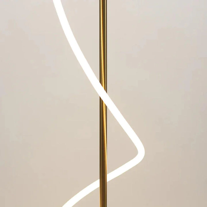 Kennedy Elegant Metal Floor Lamp – Gold, 1400mm High, PL0168