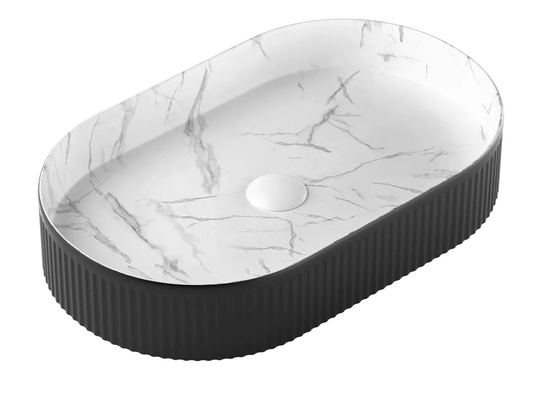 Kensington Oval Basin 580x360x120 Gloss White, Matte Black & More