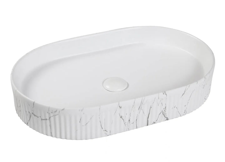 Kensington Oval Basin 580x360x120 Gloss White, Matte Black & More