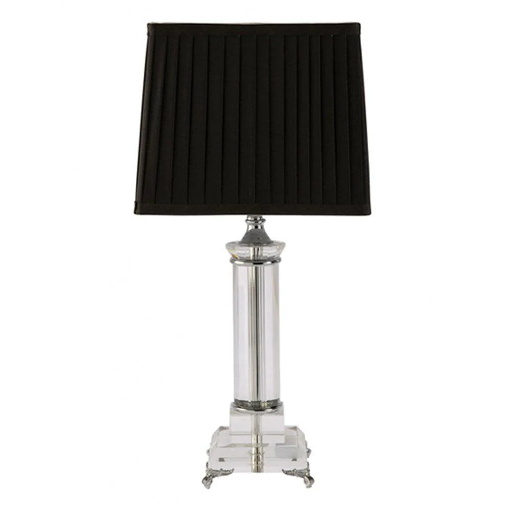 Kent Crystal Table Lamp in Black or White