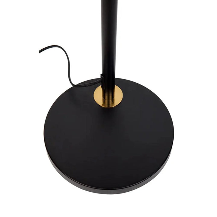 Kenya Floor Lamp in Black/Brass