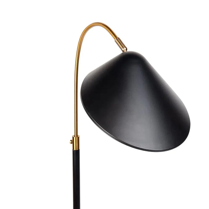 Kenya Floor Lamp in Black/Brass