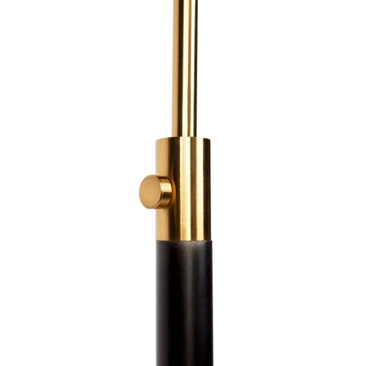 Kenya Floor Lamp in Black/Brass