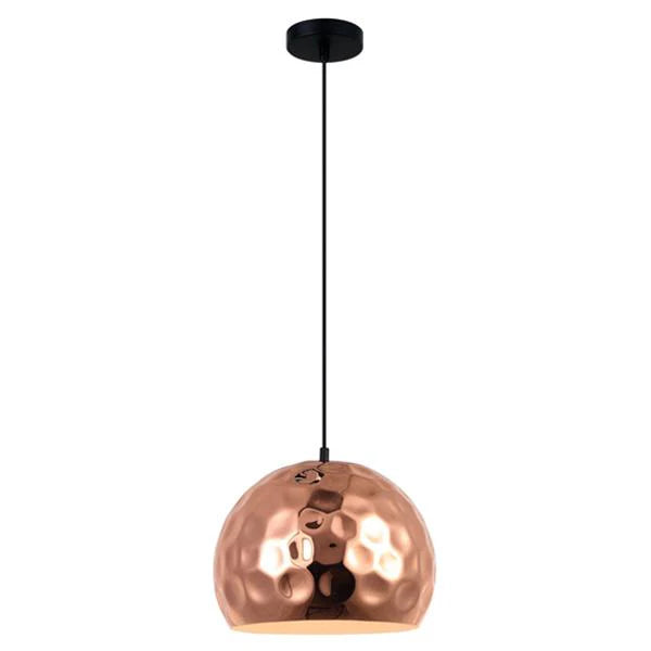 Koper Copper Plated Iron Pendant Light (Wine Glass, Ellipse or Dome)