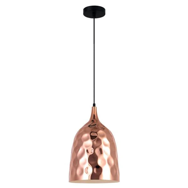 Koper Copper Plated Iron Pendant Light (Wine Glass, Ellipse or Dome)