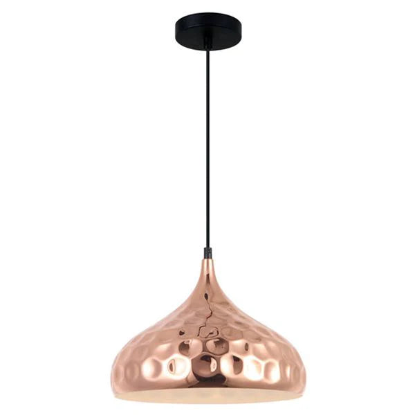 Koper Copper Plated Iron Pendant Light (Wine Glass, Ellipse or Dome)