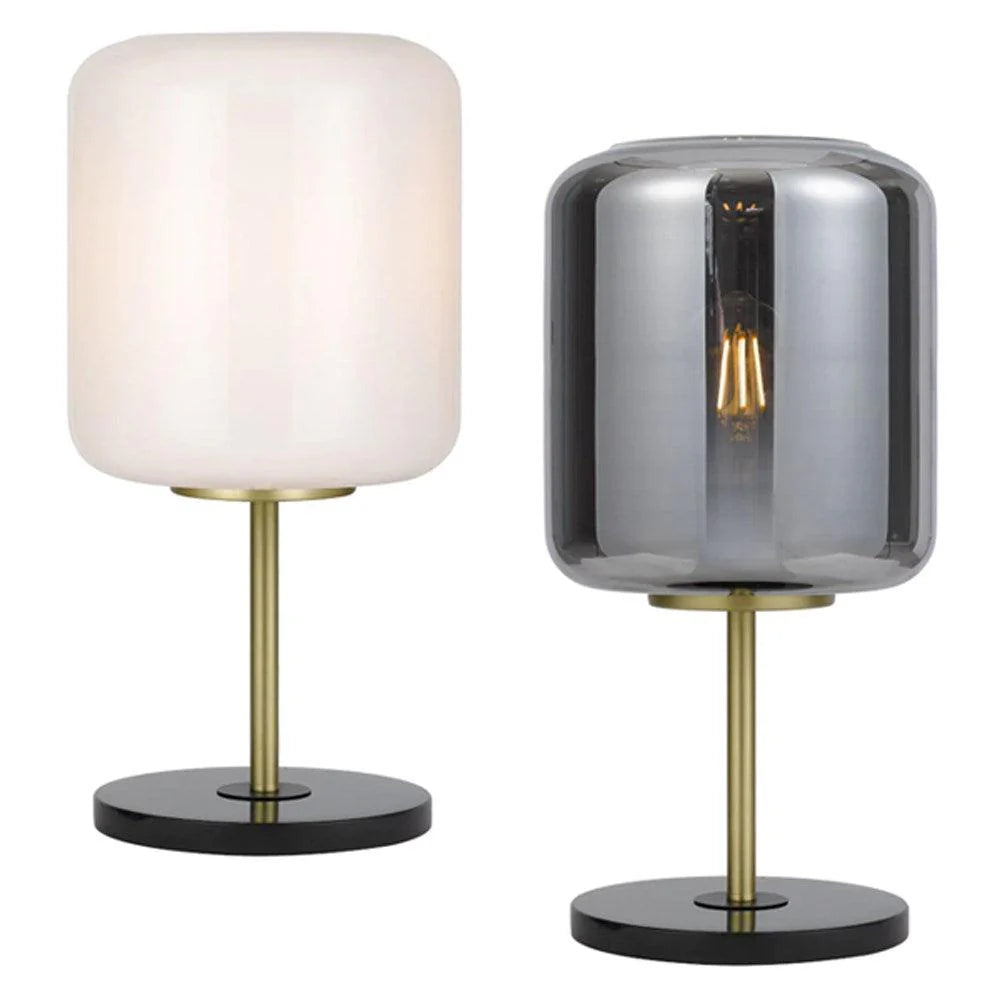 Korova Table Lamp in Opal or Smoke Glass