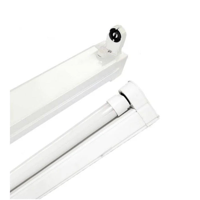 LED T8 Linear indoor Batten Ceiling Fixture - 2 Foot - Single Tube