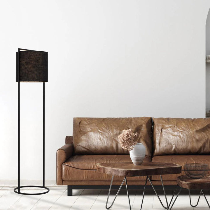 Loftus Floor Lamp in Rust or Black