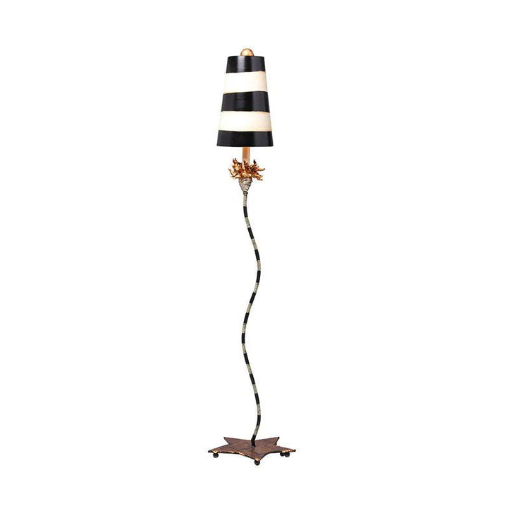 La Fleur Floor Lamp in Gold and Black Finish E27 Elstead Lighting - ELS.FB-LA-FLEUR-FL