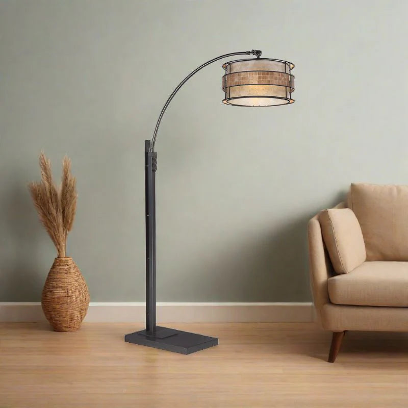 Laguna Floor Lamp /2Lt E27 in Copper Elstead Lighting - ELS.QZ-LAGUNA-FL