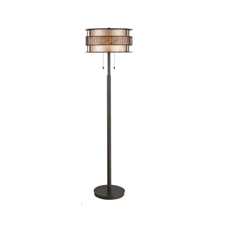 Laguna Floor Lamp /2Lt E27 in Copper Elstead Lighting - ELS.QZ-LAGUNA-FL