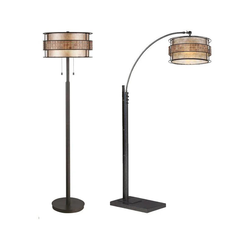 Laguna Floor Lamp /2Lt E27 in Copper Elstead Lighting - ELS.QZ-LAGUNA-FL