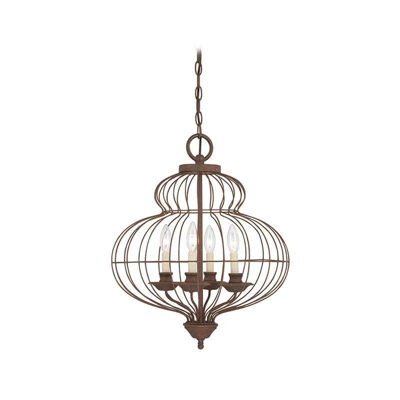 Laila Chandelier 4Lt/6Lt/9Lt E14 in Antique Bronze Elstead Lighting - ELS.QZ-LAILA