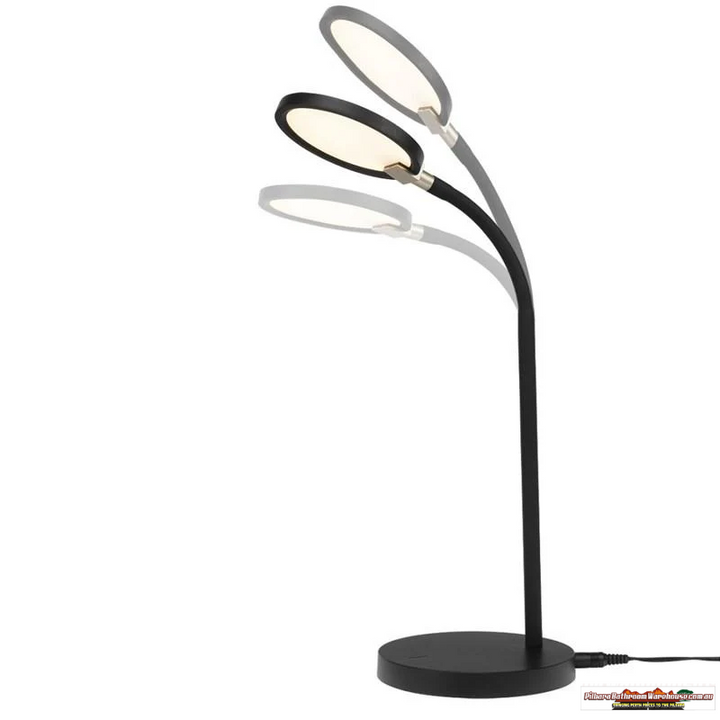 Laine LED Table Lamp White, Black 21430 Brilliant Lighting