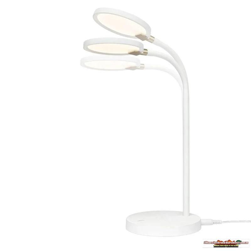 Laine LED Table Lamp White, Black 21430 Brilliant Lighting